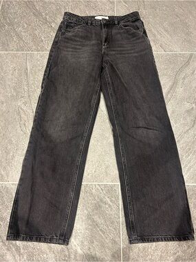 Dynamite women Washed Black Relaxed Jeans